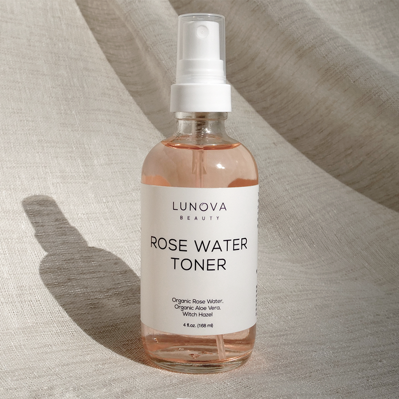 Rose Water Toner by Lunova Beauty